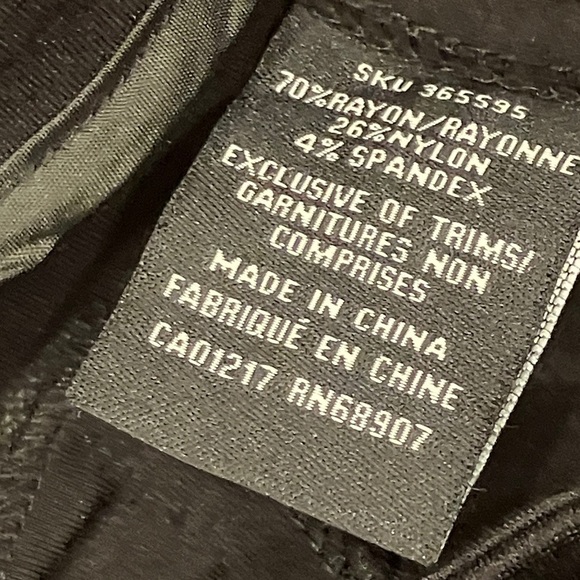 Le Chateau size 14 women’s Elegant Black Dress Pants - Picture 3 of 12